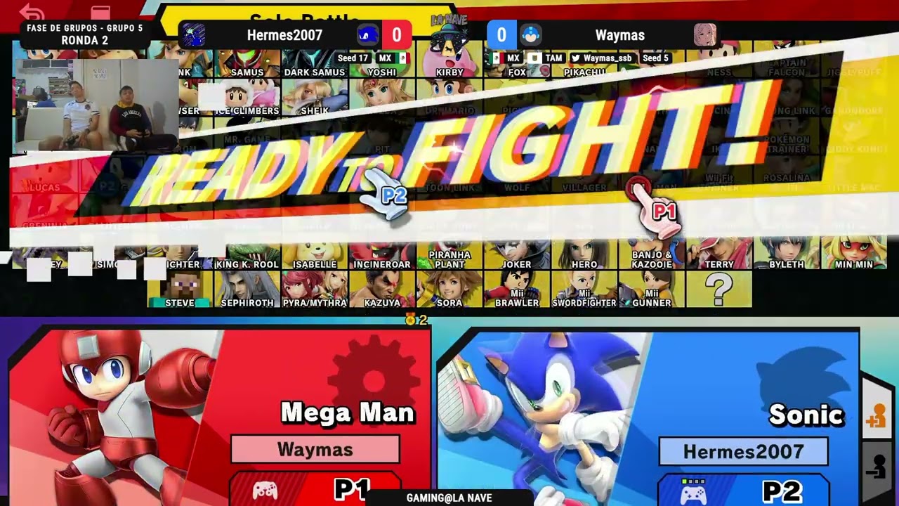 Gaming@La Nave - Pools - Hermes2007(Sonic) vs SK Waymas(Mega Man)