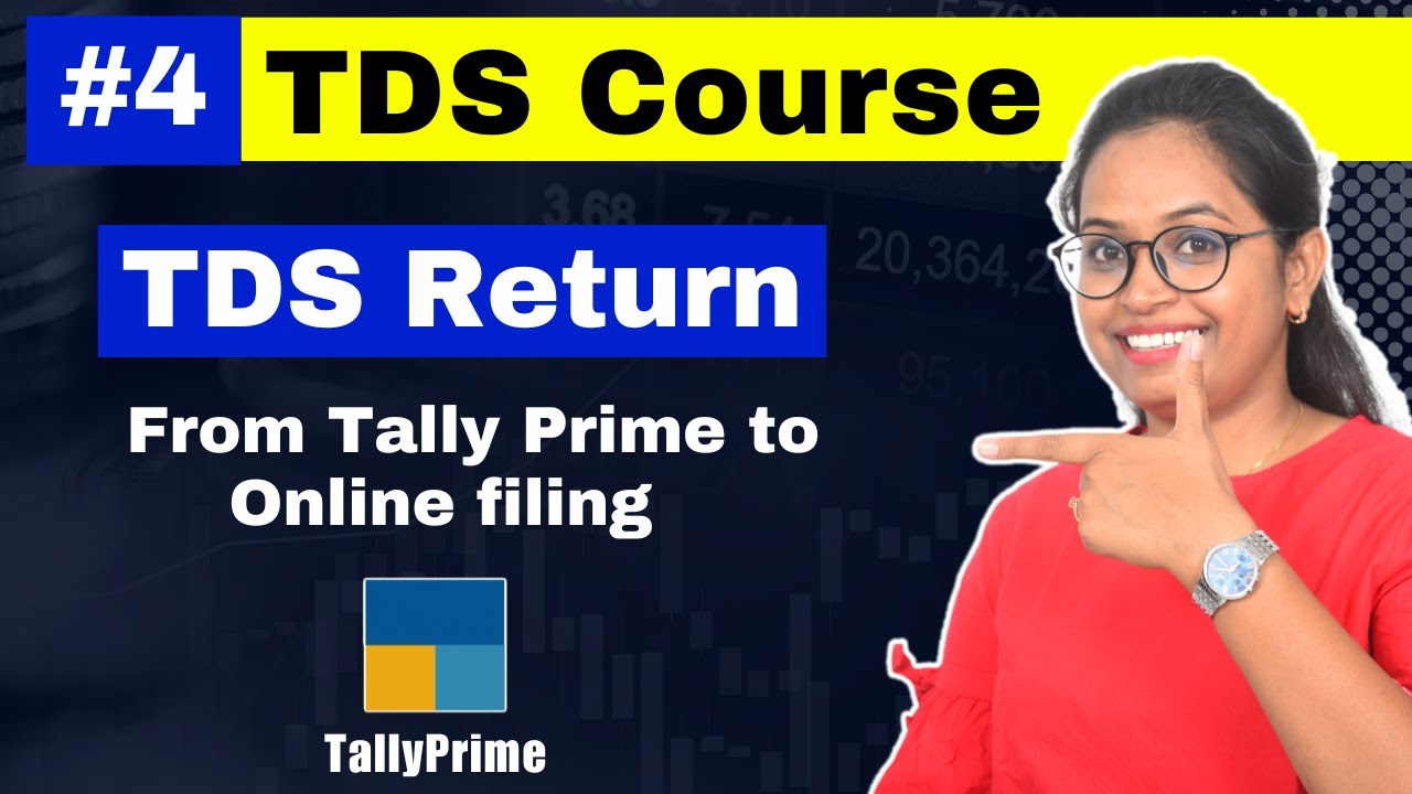 #4 TDS Return filing online from Tally Prime | TDS course free