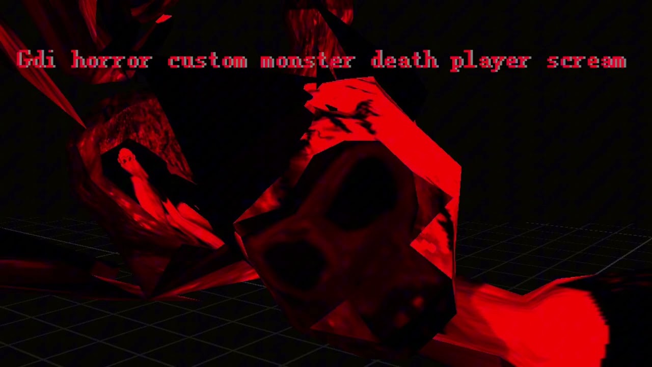 GDI horror custom monster death player scream