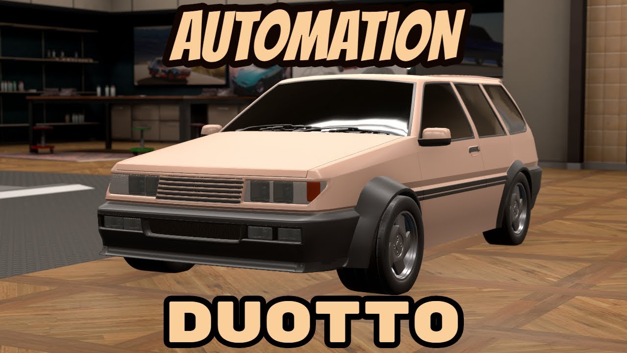 An 80's FWD, Dragster Sleeper. (Automation + BeamNG Drive)