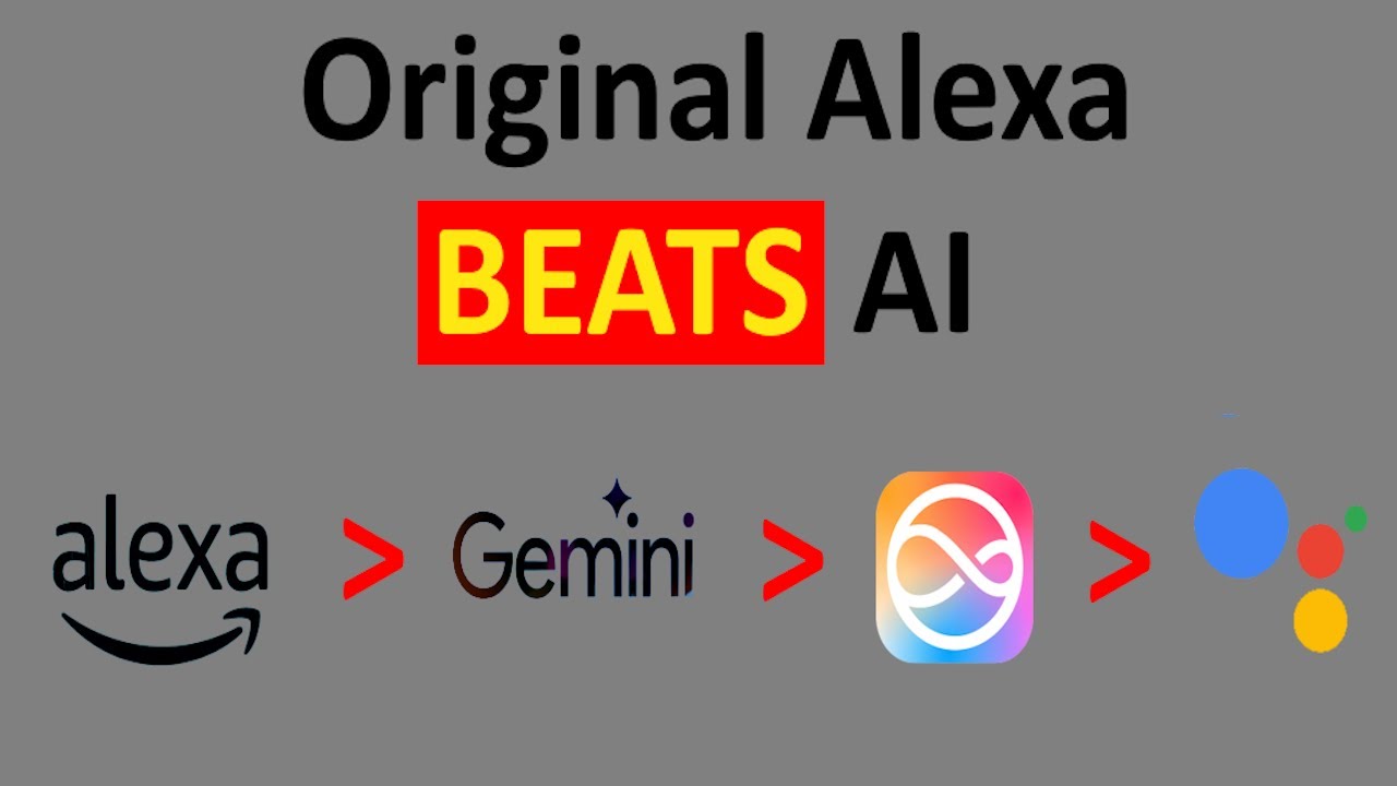 Amazon Alexa (Original) vs Gemini Live vs Siri vs Siri with Apple Intelligence vs Google Assistant