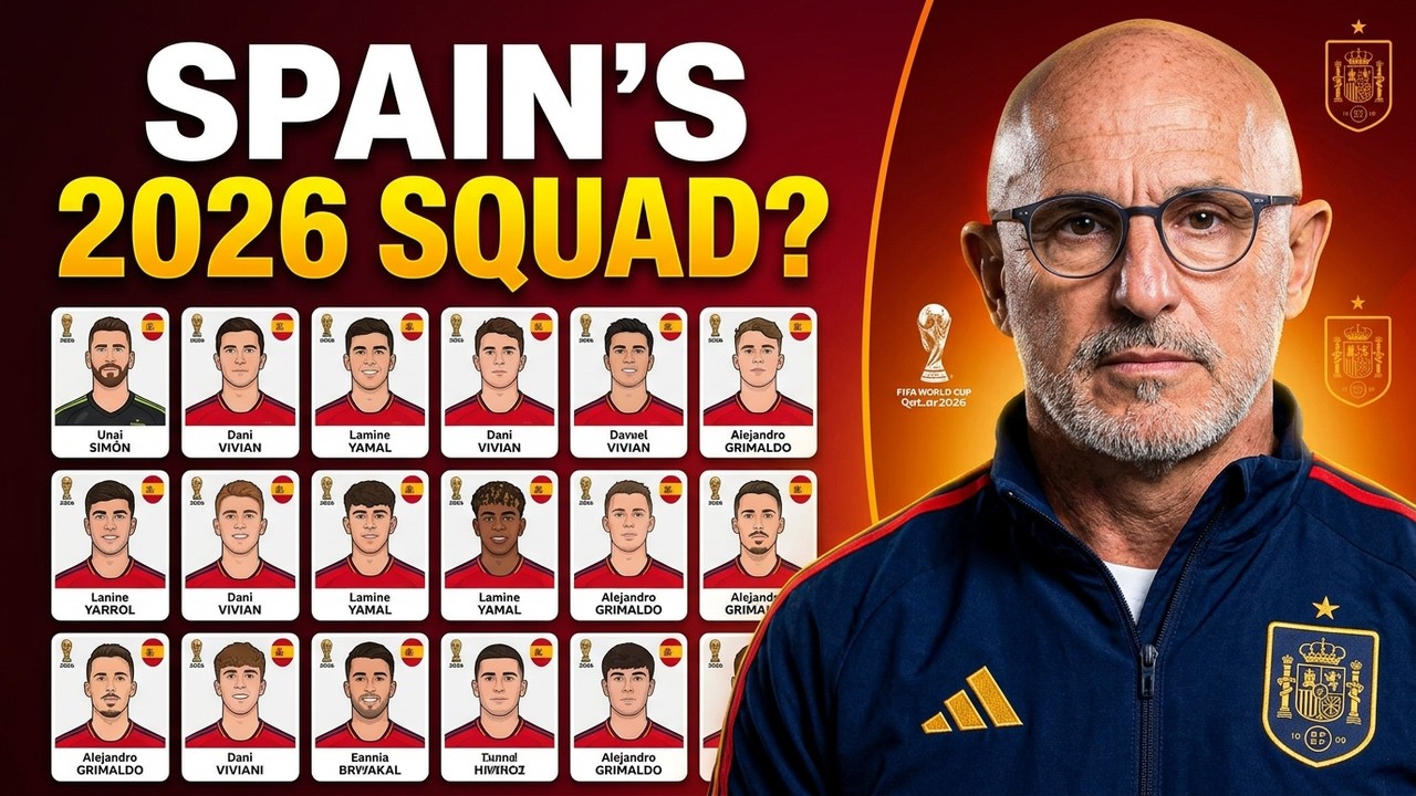 Which​ Will Luis de la Fuente Choose Spain Players For FIFA World Cup 2026?