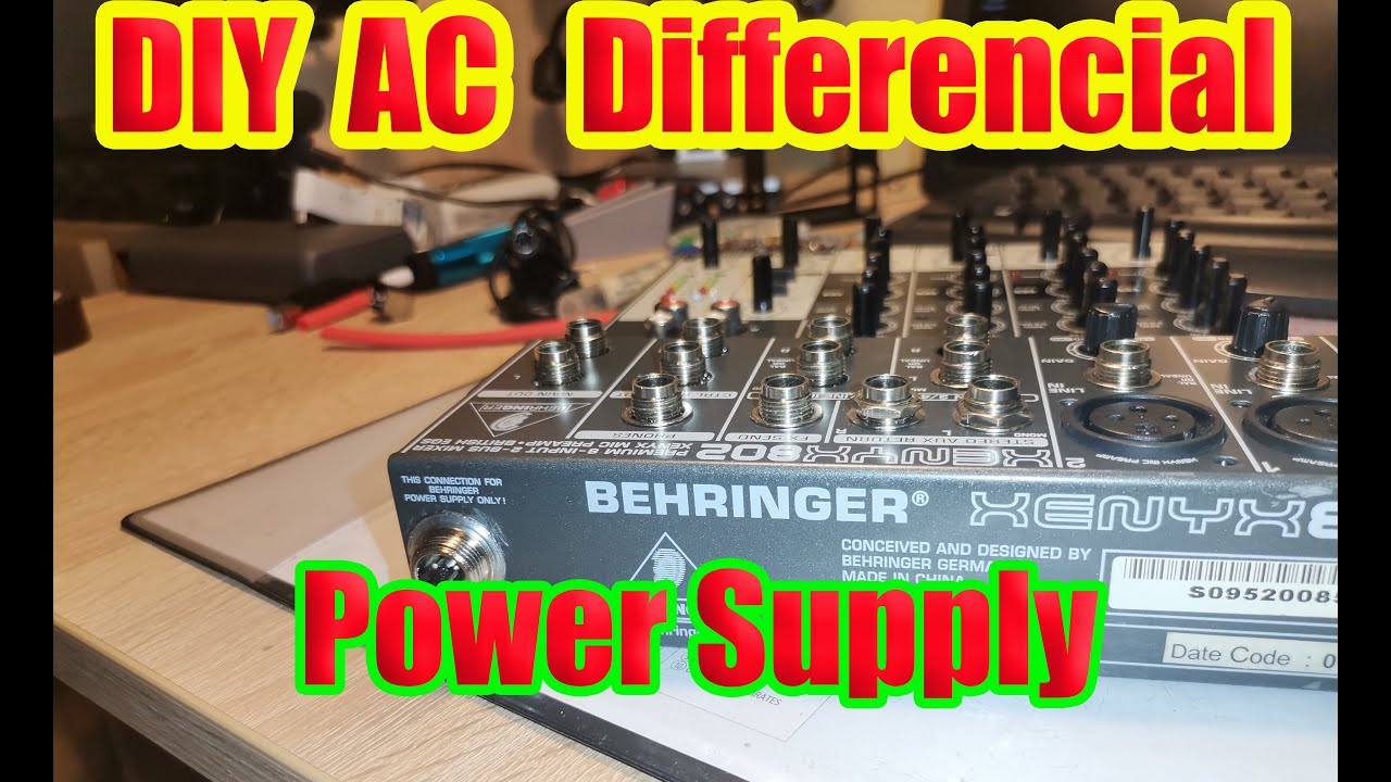 DIY AC Power supply for Behringer mixers