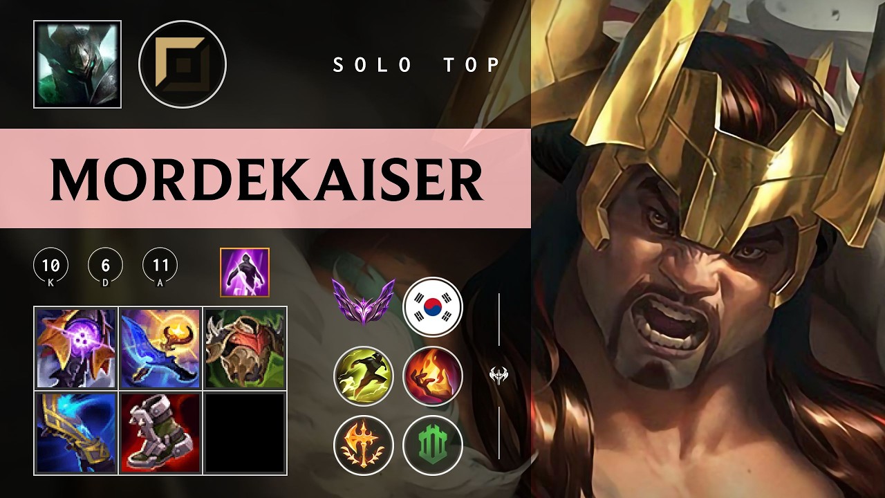 Mordekaiser Top vs Nasus - KR Master Patch 26.04