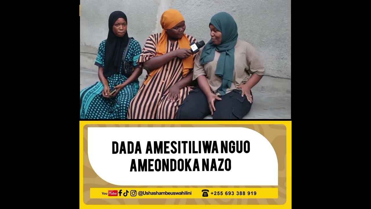 DADA KAONDOKA NA NGUO ZA WATU