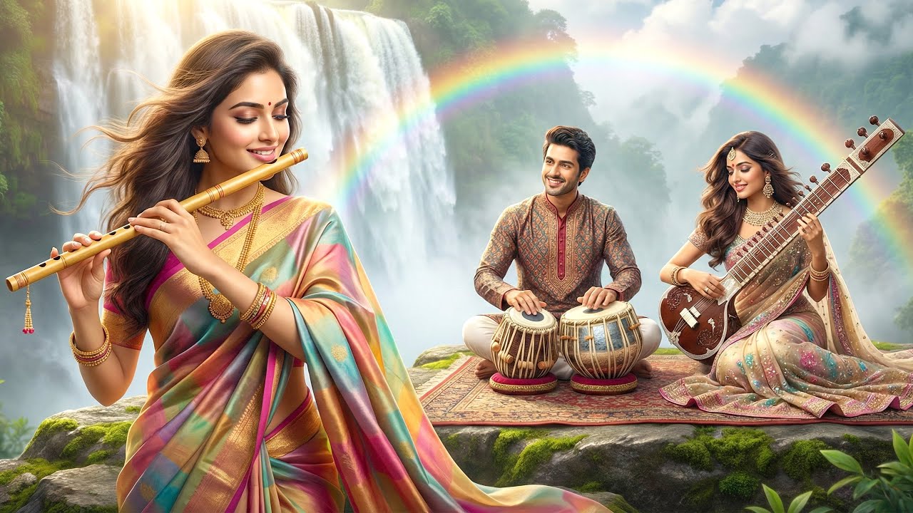 Indian Flute, Sitar & Tabla – Healing Music for Serenity