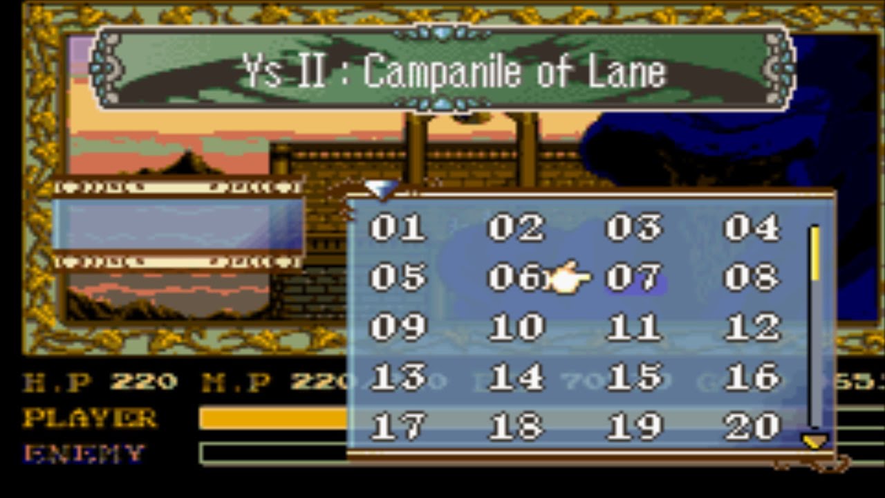 Ys II : Campanile of Lane (Fire Emblem GBA SoundFont)