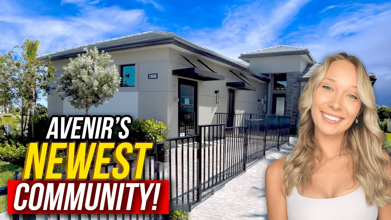 Tour this AMAZING Palm Beach Florida New Construction Home | L'ambiance in Avenir Palm Beach Gardens