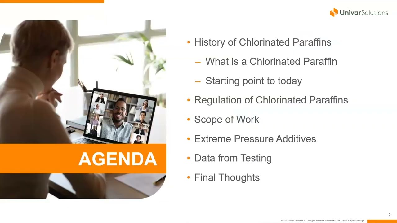 Lubricants and Metalworking Fluids: STLE Webinar - Chlorinated paraffins vs. alternative chemistries