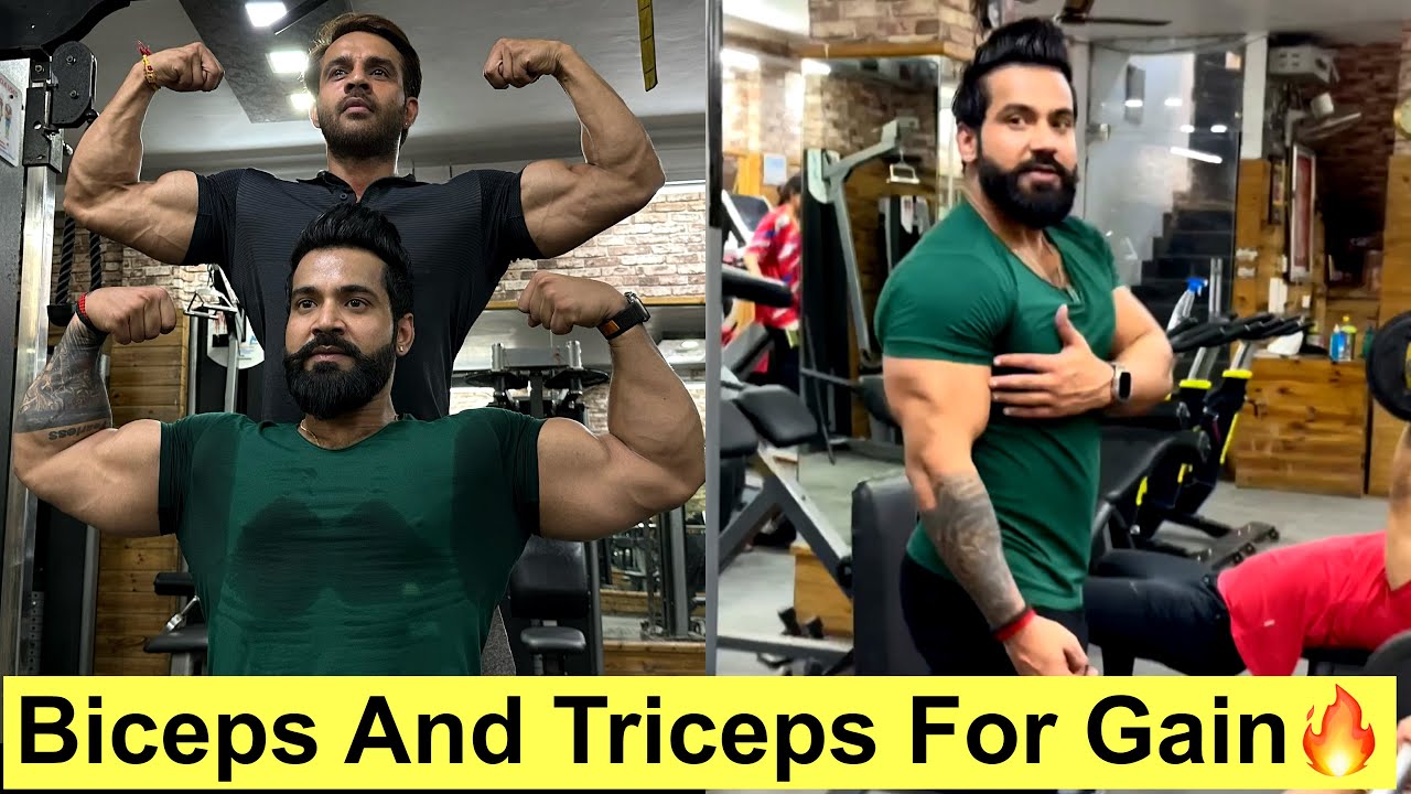 Best Biceps Peak And Triceps Workout With @Tiger Fitness Club