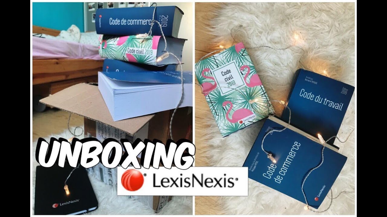 UNBOXING LexisNexis ! (CONCOURS)