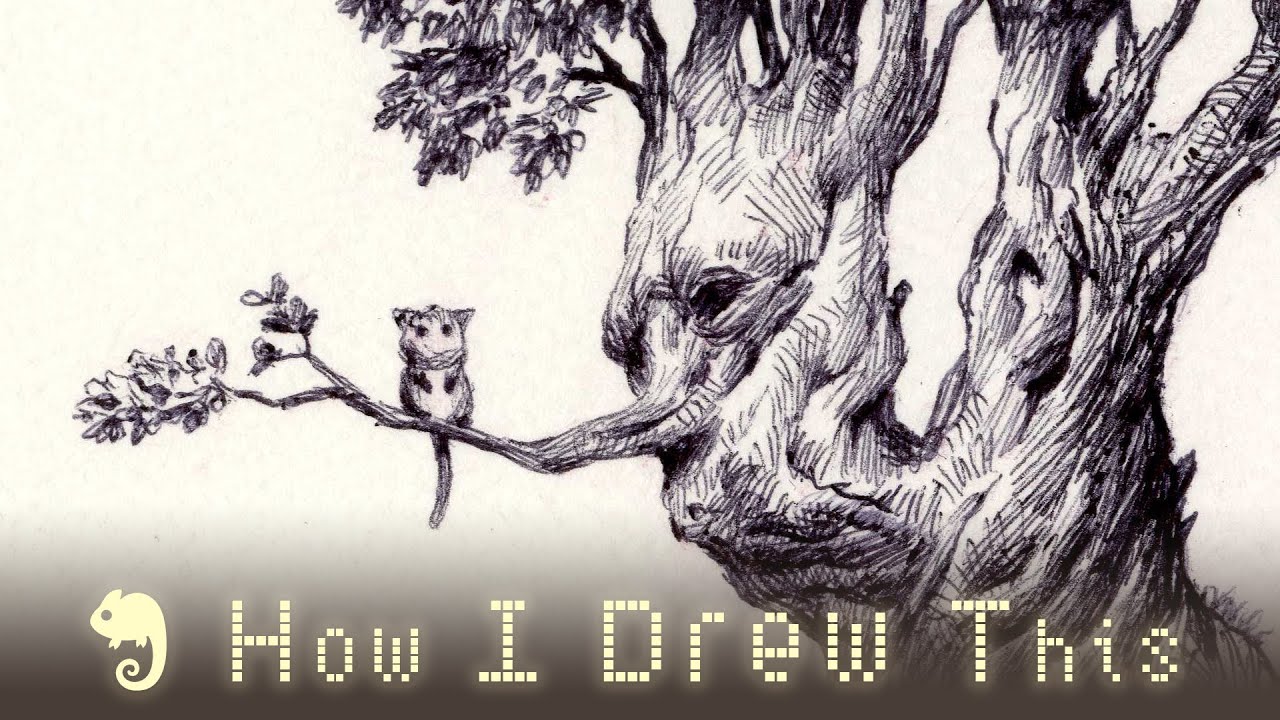 How I Drew This - "Tree Drawing"