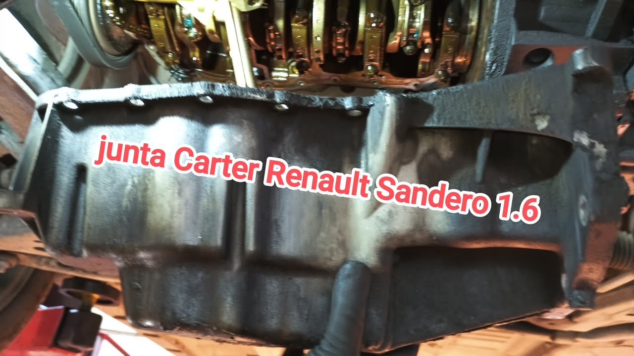 Como trocar junta cárter Renault Sandero 1.6 