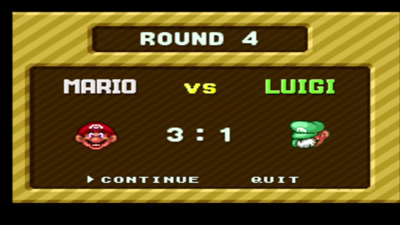 Super Mario All Stars Super Mario Bros 3 Battle Game  Snes