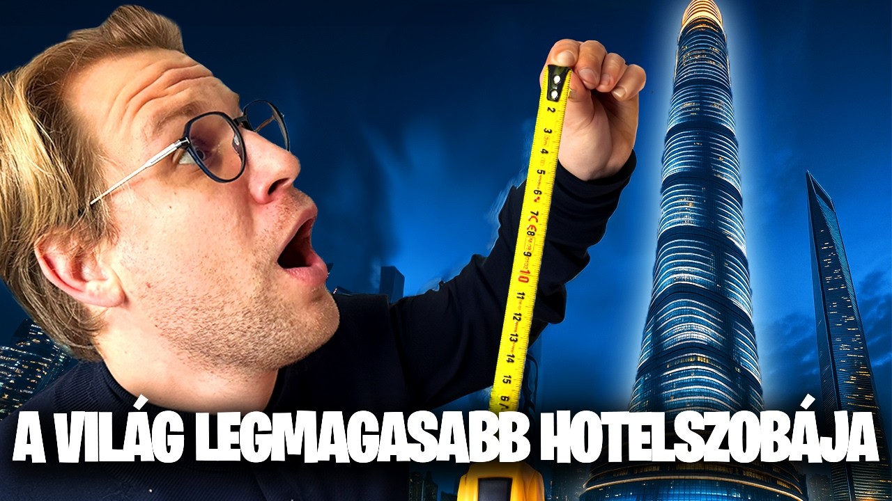 Ilyen A Világ LEGMAGASABB HOTELSZOBÁJA Kínában!