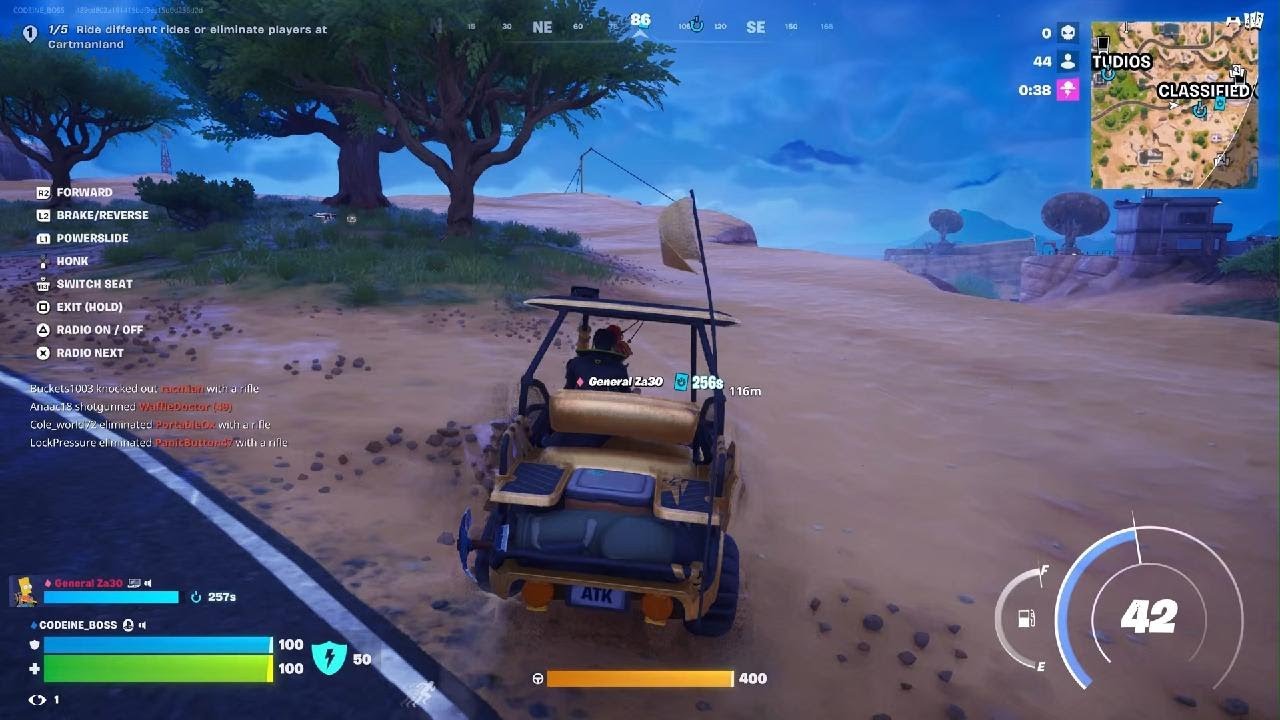 Fortnite Crown on roof