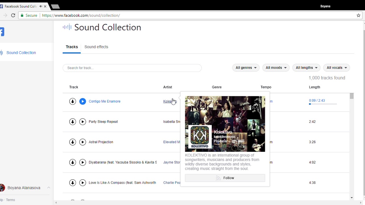 Facebook Sound Collection: what is it and how you can use it?