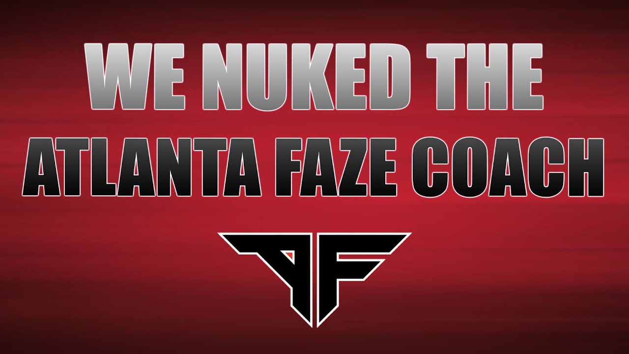 We NUKED The Atlanta Faze Coach! (Vanguard)