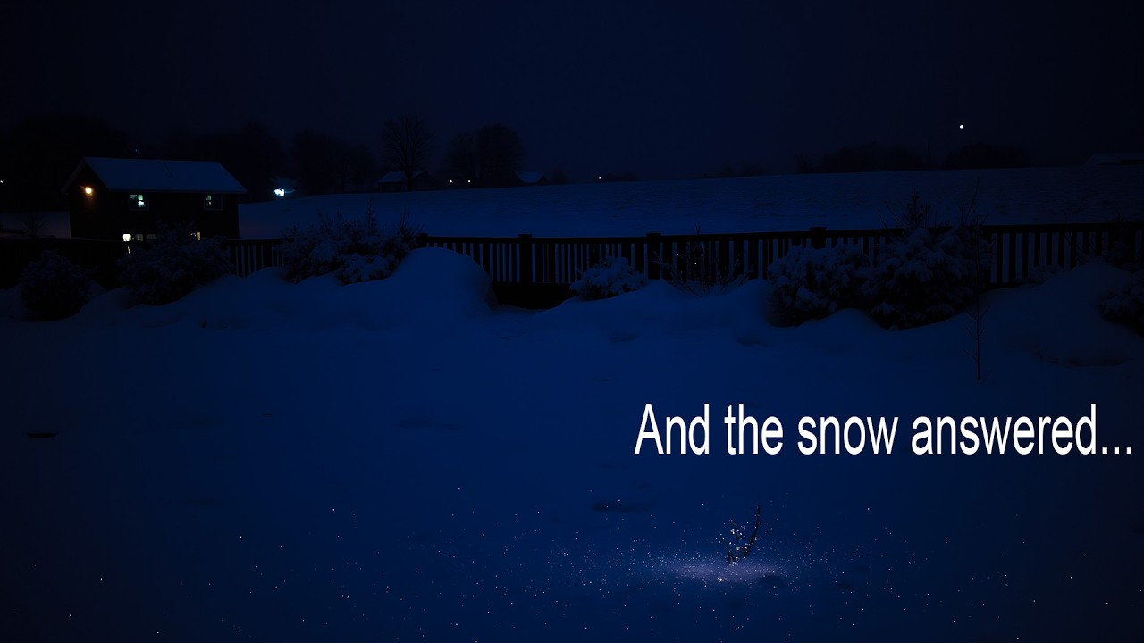 And the Snow Answered...