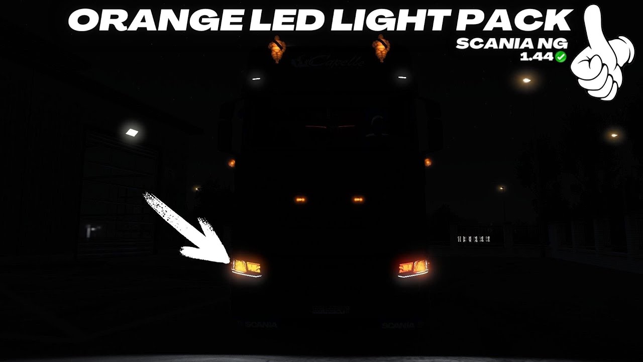 [ ETS2 V 1.44 ] ADDON SCANIA | ORANGE LIGHT PACK | SCANIA NG & RJL | EuroTruckSimulator2