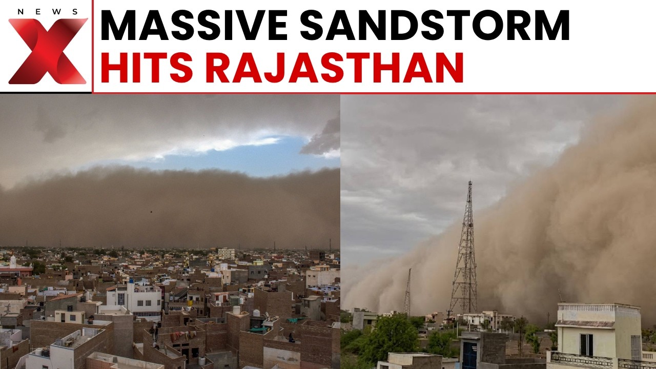 Apocalyptic Dust Storm Engulfs Rajasthan As IMD Warns Delhi-NCR | NewsX