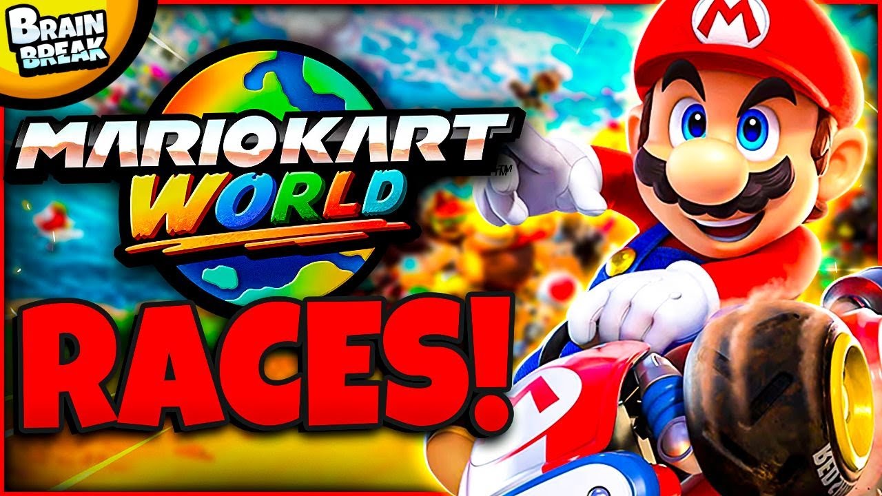 Mario Kart World Races 🔥 Brain Break | Just Dance | Brain Breaks for Kids | Danny Go