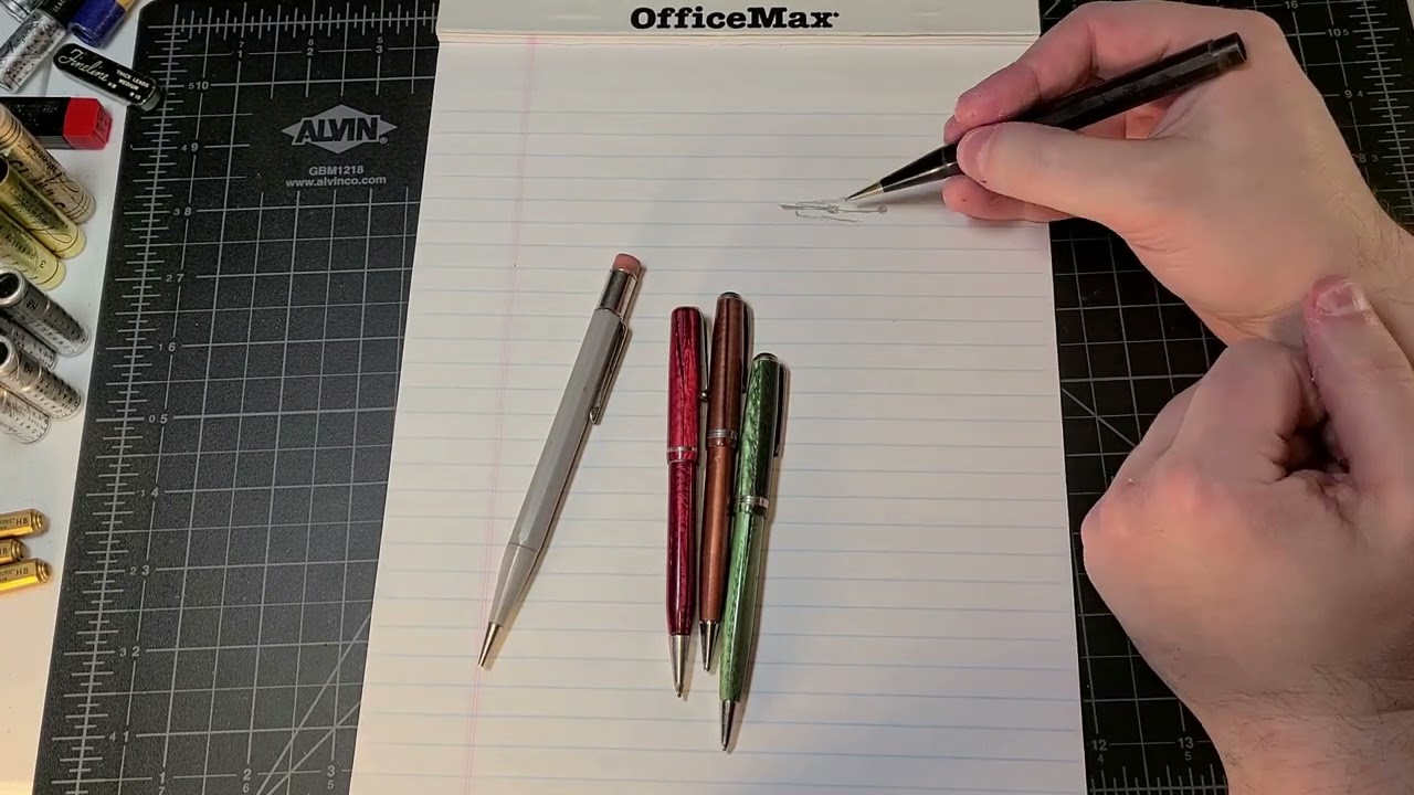 Exploring Vintage Mechanical Pencils, Leads, and Erasers Used By My Great-Grandfather!