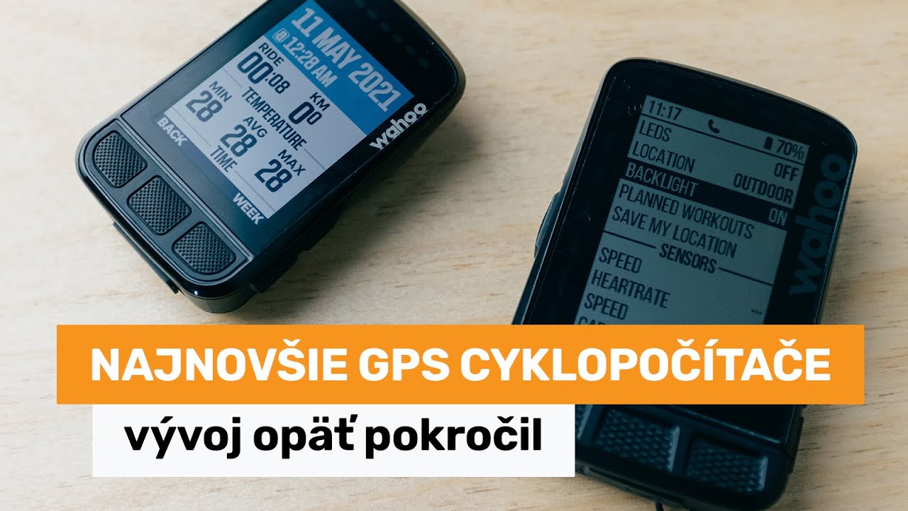 Najnovšie GPS cyklopočítače - vývoj opäť pokročil