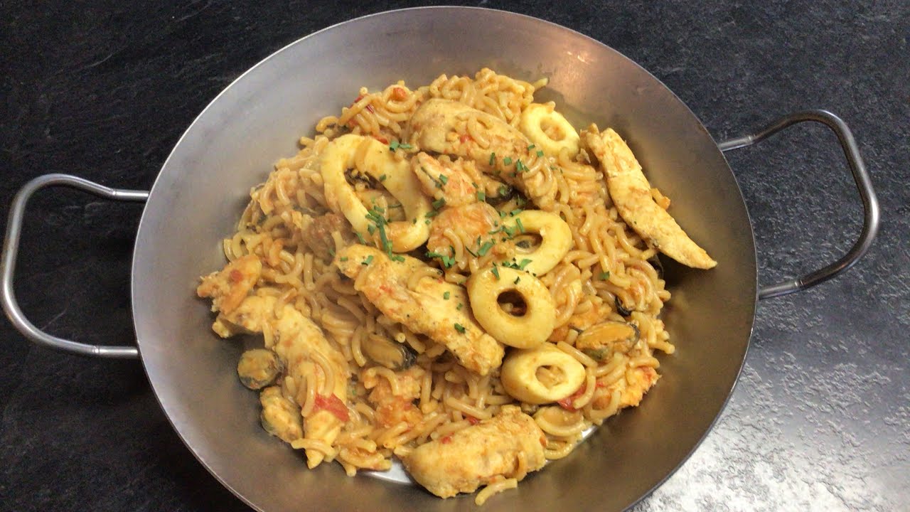 Fidueà ou paella aux pâtes/Fidueà or paella with pasta