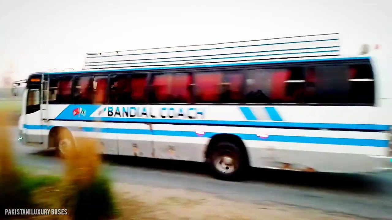 Malik Farooq Bandial Non Ac Time _ Piplan to Lahore _ Bandial Coach _ Pakistani Luxury Buses