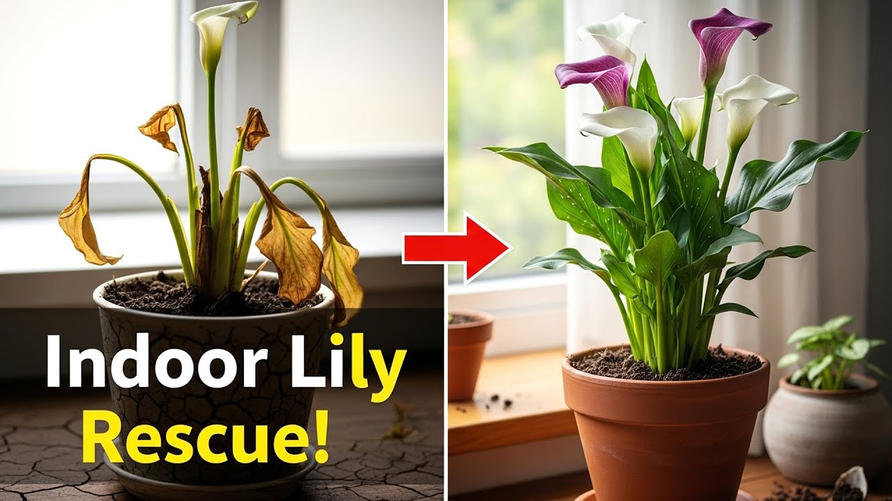 I Grew Calla Lilies Indoors Like This… The Results Shocked Me!