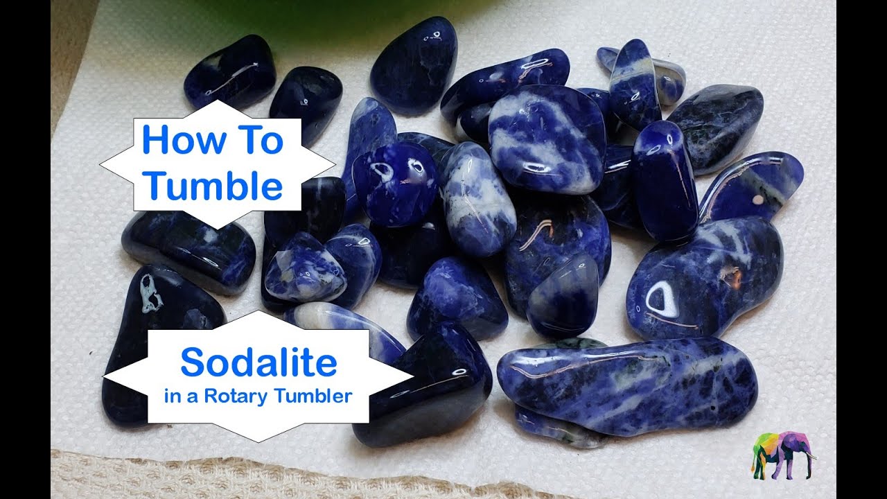 How to Rock Tumble Sodalite in a Rotary Tumbler