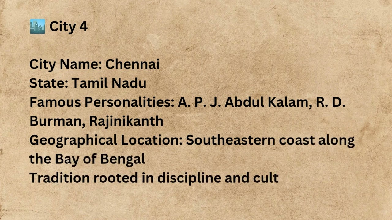 100 day 100 cities challenge day 4: Chennai 
