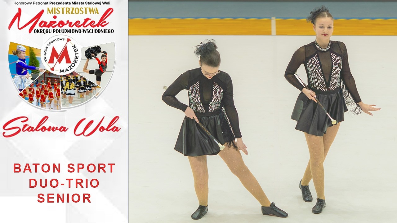 BATON SPORT DUO-TRIO SENIOR - MAŻORETKI ARVA / Podwilk - Stalowa Wola 2024 | PL - OS129