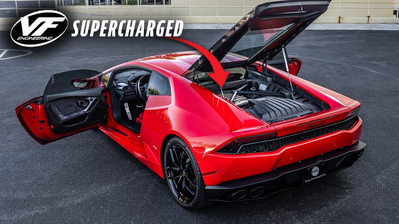[4K] VF SUPERCHARGED! Lamborghini Huracan LP 610-4