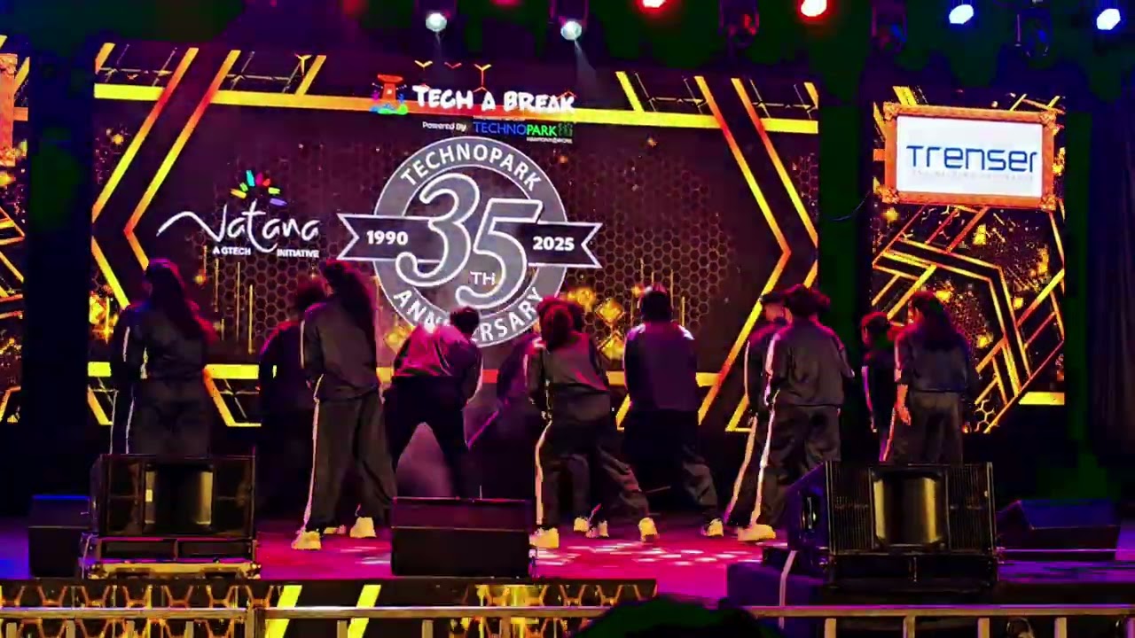 Tech A Break 2025, Day 2, Dance performance by  Team Natana.   #natana #technoparktrivandrum 