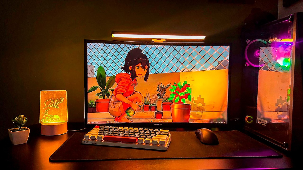 FIZ UMA MUDANÇA NO MEU SETUP GAMER E FICOU INCRÍVEL!