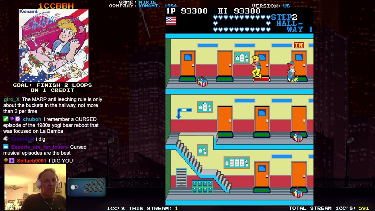 1CCBBH - 592. Mikie (2 Loops Clear)
