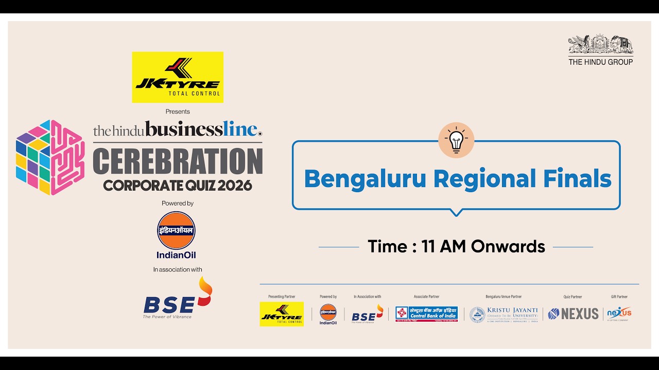 Businessline Cerebration Quiz 2026 -  Bengaluru Semi Finals