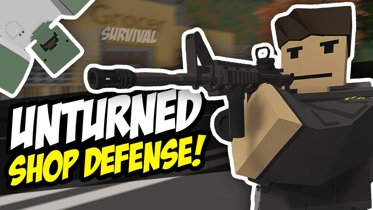 DEFEND THE SHOP - Unturned Survival | They're Coming! (Horde Beacon)