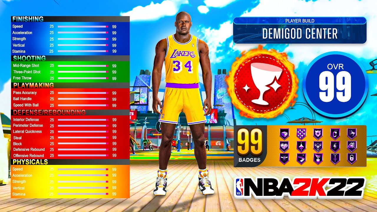 BEST CENTER BUILD in NBA 2K22 CURRENT GEN (GAME-BREAKING)