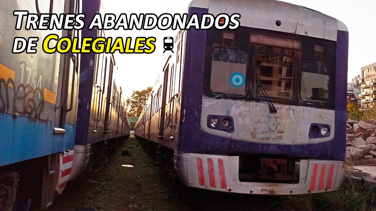 TRENES de la línea MITRE abandonados - Colegiales