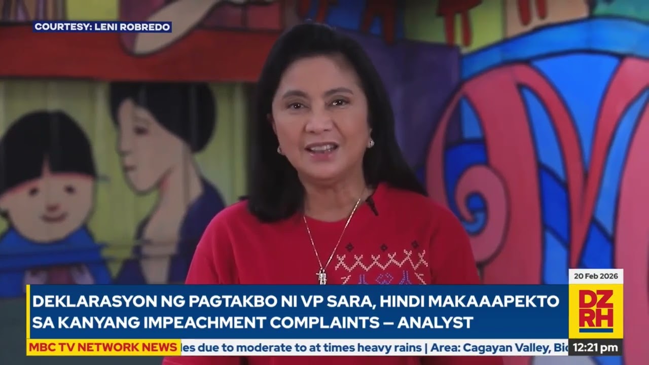 Deklarasyon ng pagtakbo ni VP Sara Duterte, hindi makakaapekto sa impeachment complaints — analyst