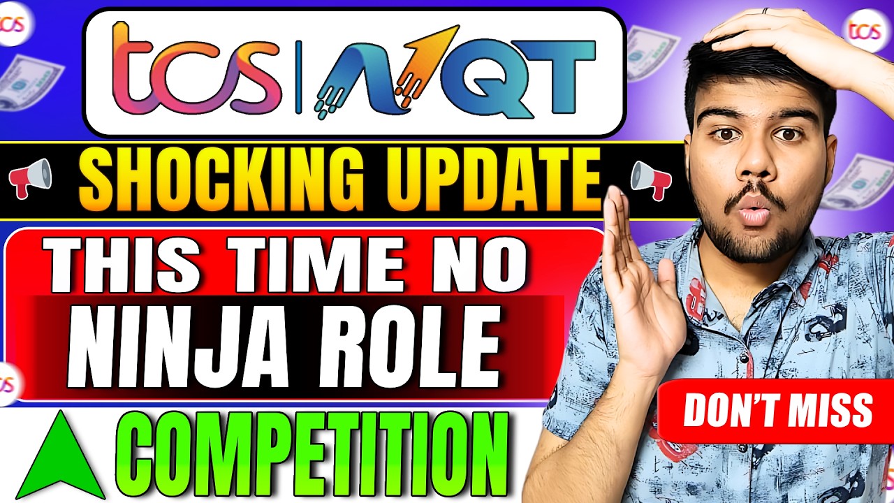 TCS NQT Hiring Update 🚨 No Ninja Role + Doubts Cleared