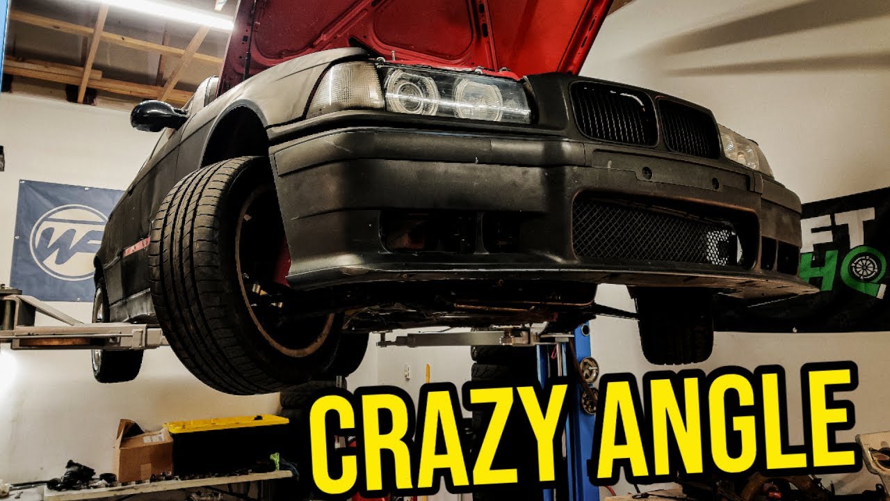 CNC71 Angle Kit For E36 Installed from Drift HQ!