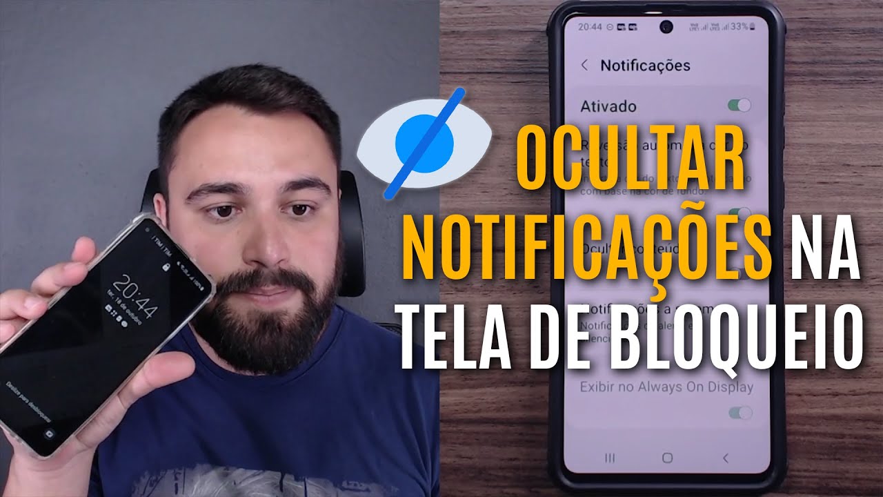 COMO OCULTAR NOTIFICAÇÕES NA TELA DE BLOQUEIO DO CELULAR