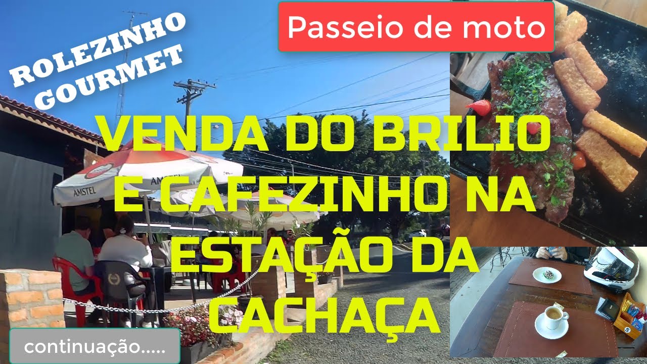 De Itaqueri a venda do  Brilio e Estação da Cachaça - São Pedro - Passeio de Moto