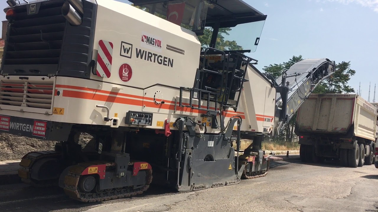 Wırtgen w 200 Man Tgs 41.400 trimer asfalt kazıma
