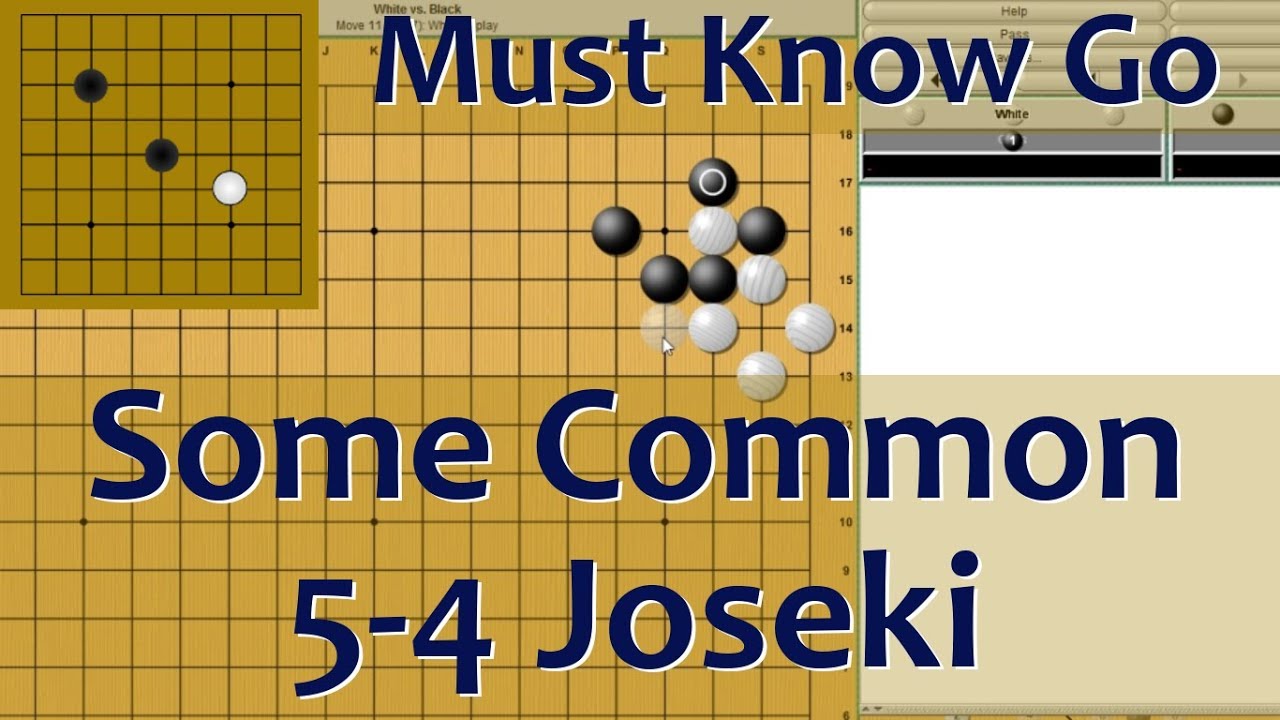Must Know Go - Common 5-4 Joseki
