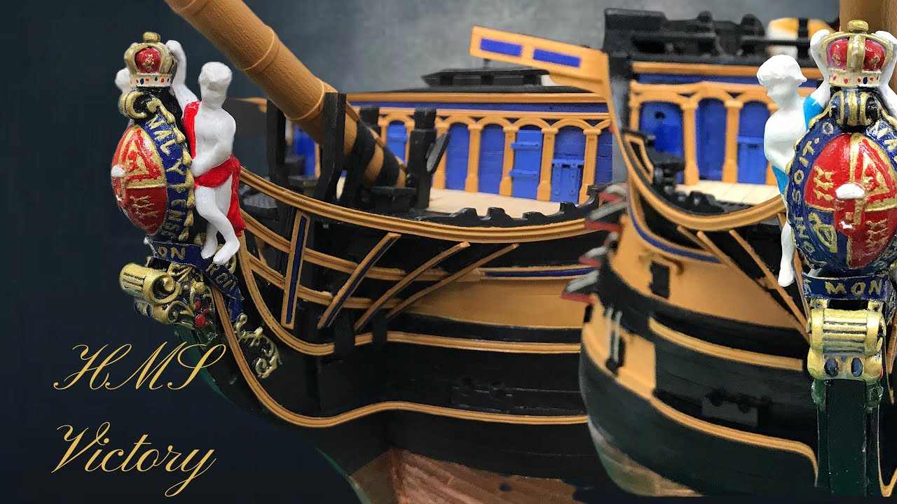 Model Ship Building : 1/84 HMS Victory -Build Montage 7